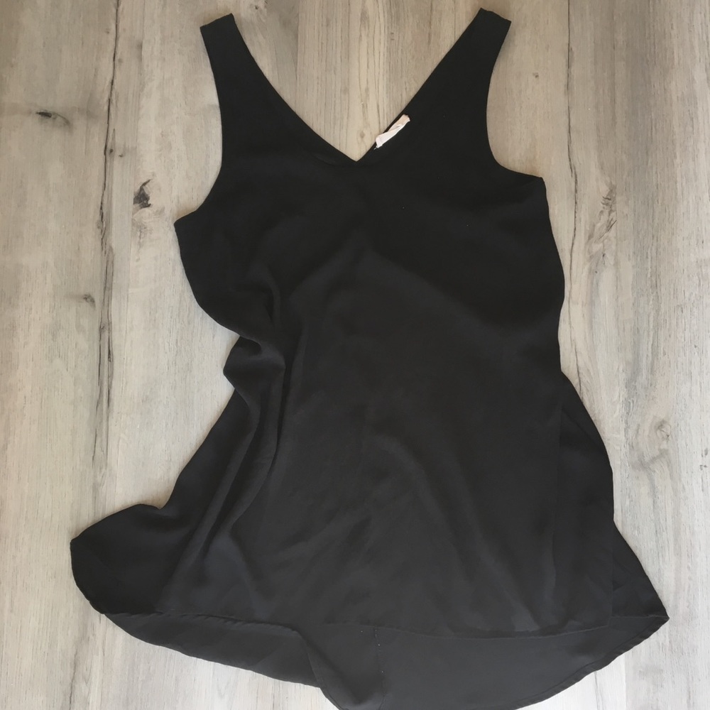 Loose Sheer Black Tunic Dress